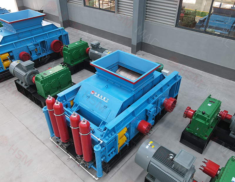 制砂廠對輥破碎機